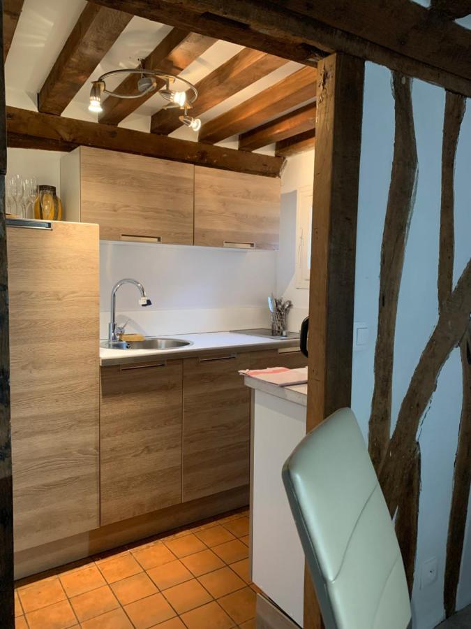 Апартаменты Les 4 Lions Duplex Chic Et Charme Онфлёр Экстерьер фото